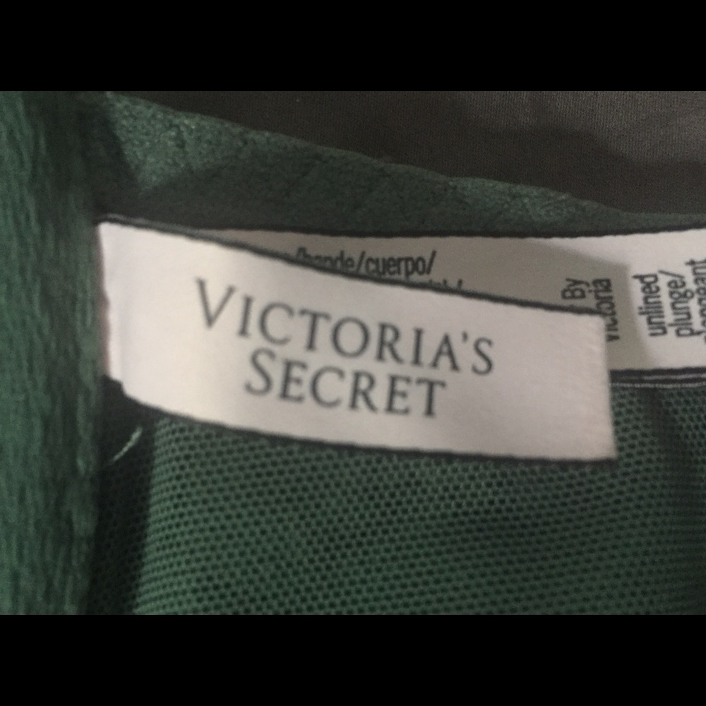Victoria’s Secret Green Lace Racerback Bra, 32DD - Picture 3 of 7